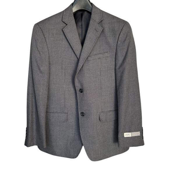 NWT Joseph Abboud Gray/Black Houndstooth Sport Coat Size 38S - Picture 3 of 7